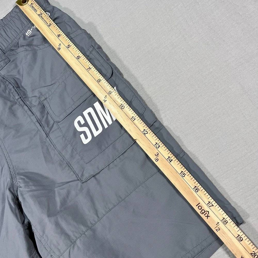 Sidemen Clothing‎ SDMN Cargo Shorts Small Football Performance Grey YouTube Gear